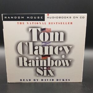 Tom Clancy’s Rainbow Six Audiobook CD (1998) Read by David Dukes Unabridged